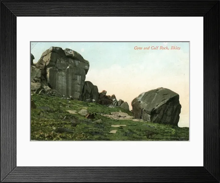 Framed Print : Cow & Calf Rock, Ilkley, Yorkshire Framed Print : Cow & Calf Rock, Ilkley, Yorkshire