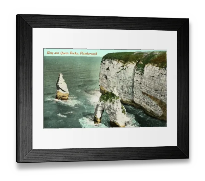 Framed Print : King & Queen Rocks, Flamborough, Yorkshire Framed Print : King & Queen Rocks, Flamborough, Yorkshire