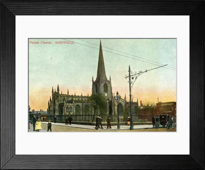 Framed Print : Parish Church, Sheffield, Yorkshire Framed Print : Parish Church, Sheffield, Yorkshire
