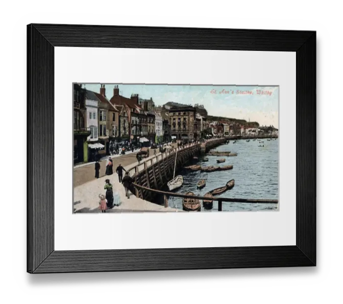 Framed Print : St Annes Staithe, Whitby, Yorkshire Framed Print : St Annes Staithe, Whitby, Yorkshire