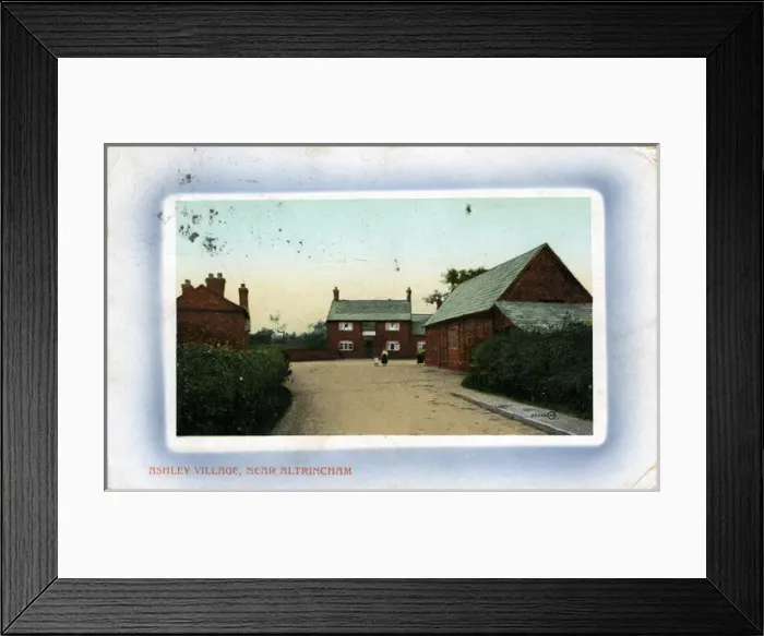 Framed Print : The Village, Ashley, Cheshire Framed Print : The Village, Ashley, Cheshire