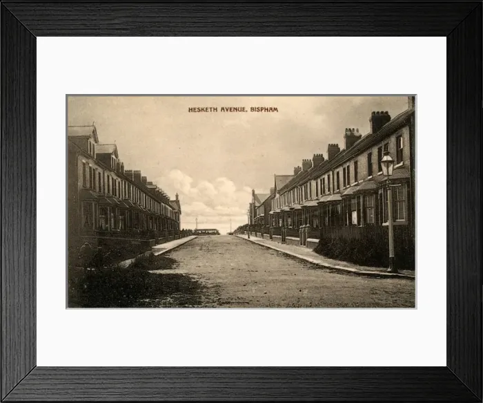 Framed Print : Hesketh Avenue, Bispham, Lancashire Framed Print : Hesketh Avenue, Bispham, Lancashire