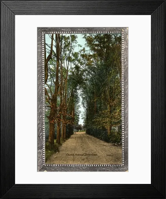 Framed Print : Church Avenue, Downham, Lancashire Framed Print : Church Avenue, Downham, Lancashire