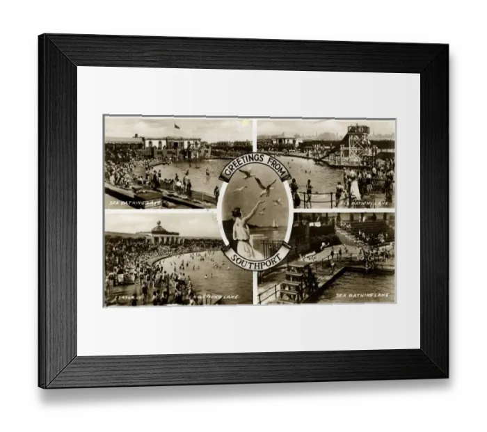 Framed Print : Multi View, Southport, Lancashire Framed Print : Multi View, Southport, Lancashire