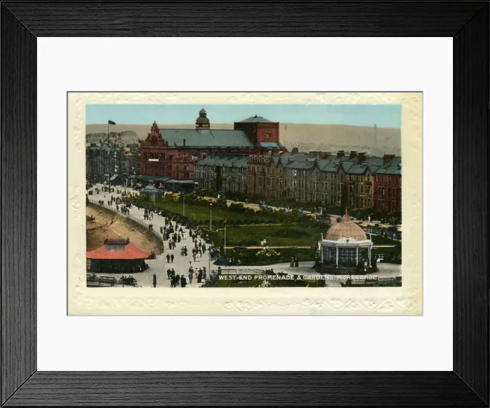 Framed Print : West End Promenade & Gardens, Morecambe, Lancashire Framed Print : West End Promenade & Gardens, Morecambe, Lancashire