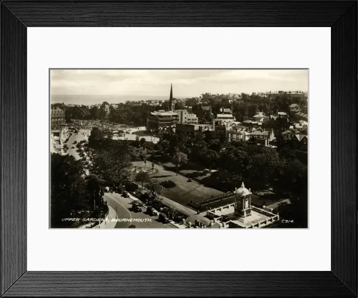 Framed Print : Upper Gardens, Bournemouth, Hampshire Framed Print : Upper Gardens, Bournemouth, Hampshire