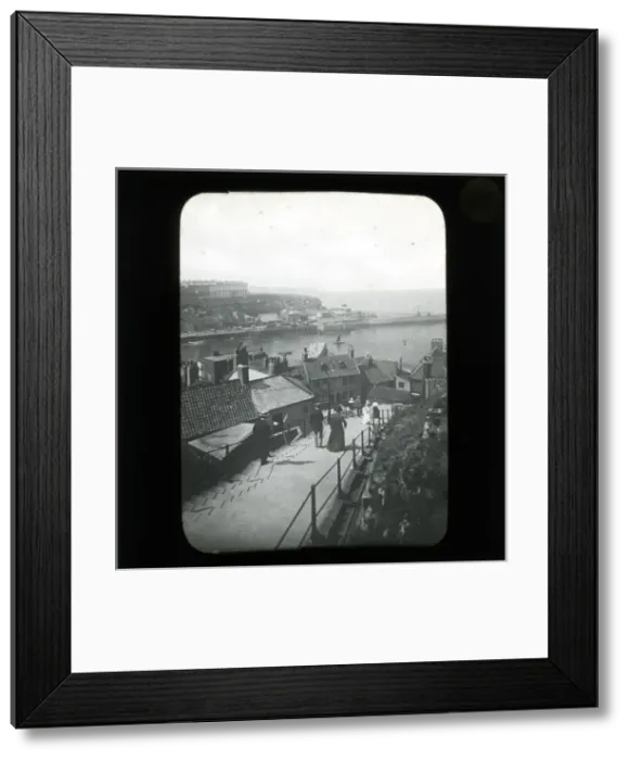 Framed Print : The Church Steps, Whitby, Yorkshire Framed Print : The Church Steps, Whitby, Yorkshire