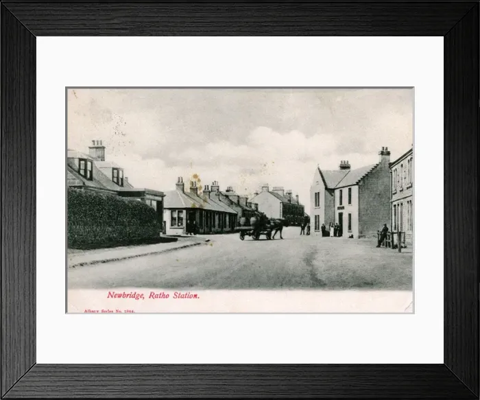 Framed Print : Street Scene, Ratho Station, Midlothian Framed Print : Street Scene, Ratho Station, Midlothian