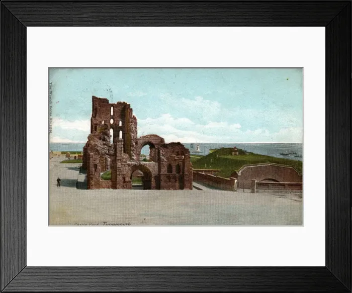 Framed Print : Castle Yard, Tynemouth, Northumberland Framed Print : Castle Yard, Tynemouth, Northumberland