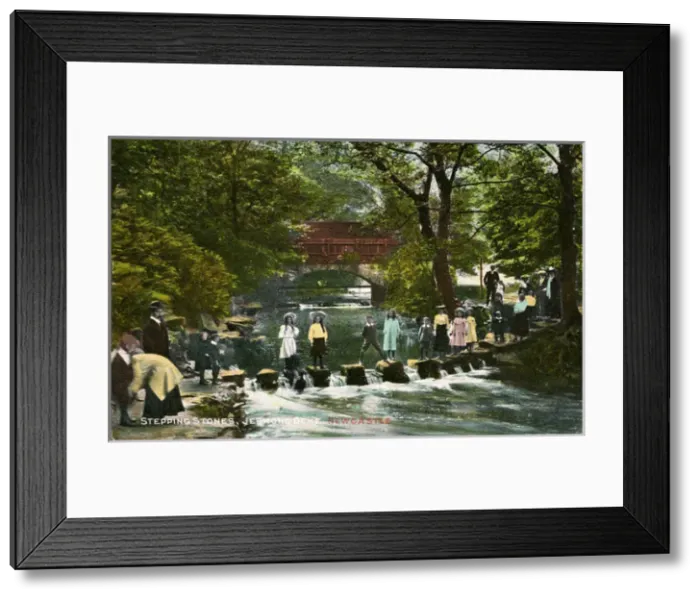 Framed Print : Stepping Stones, Jesmond Dene, County Durham Framed Print : Stepping Stones, Jesmond Dene, County Durham