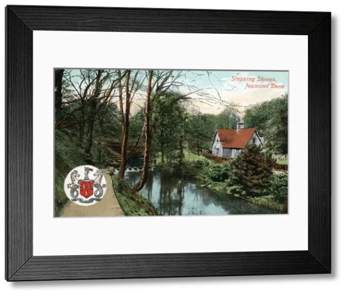 Framed Print : Stepping Stones, Jesmond Dene, County Durham Framed Print : Stepping Stones, Jesmond Dene, County Durham