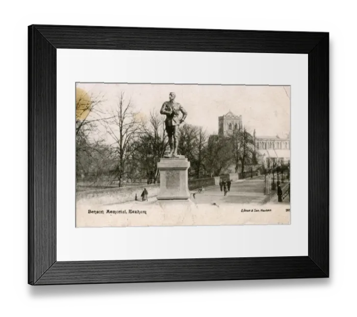 Framed Print : Benson Memorial, Hexham, Northumberland Framed Print : Benson Memorial, Hexham, Northumberland
