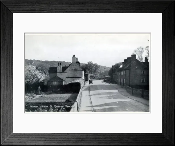 Framed Print : Village & Quarry Woods, Bisham, Berkshire Framed Print : Village & Quarry Woods, Bisham, Berkshire
