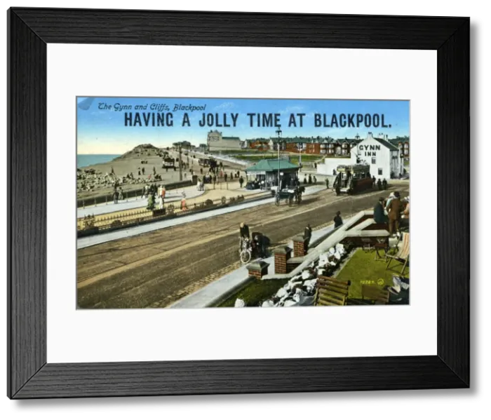 Framed Print : The Gynn & Cliffs, Blackpool, Lancashire Framed Print : The Gynn & Cliffs, Blackpool, Lancashire