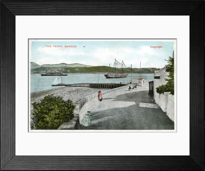 Framed Print : The Ferry, Bangor, Gwynedd Framed Print : The Ferry, Bangor, Gwynedd