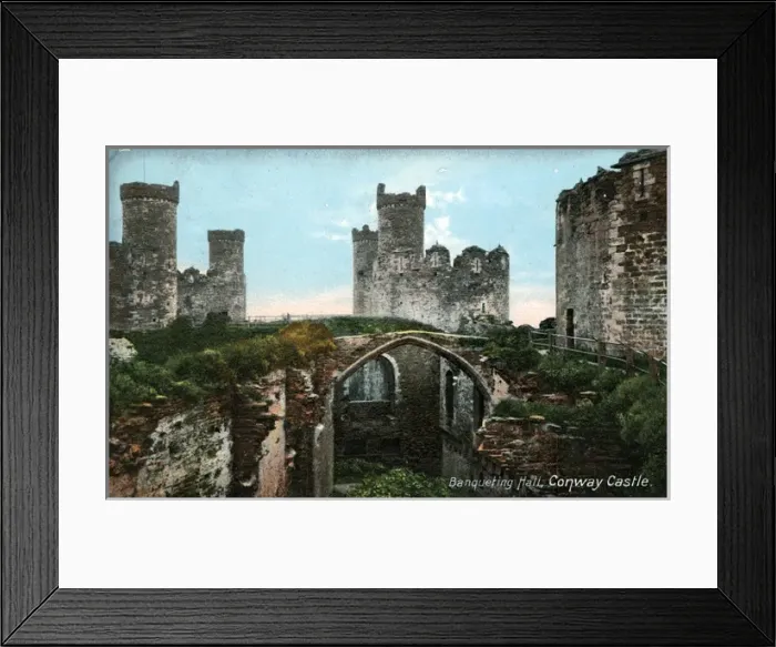 Framed Print : Castle Banqueting Hall, Conway, Conwy Framed Print : Castle Banqueting Hall, Conway, Conwy