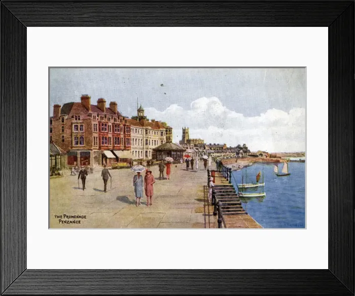 Framed Print : The Promenade, Penzance, Cornwall Framed Print : The Promenade, Penzance, Cornwall