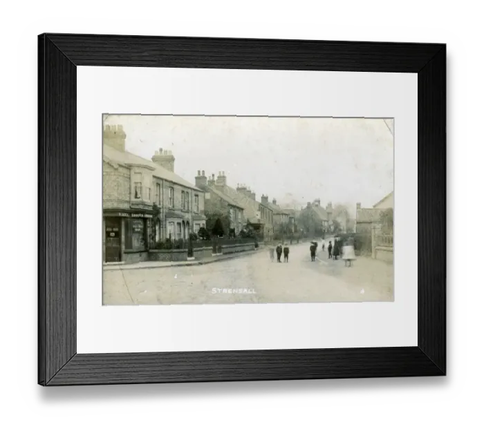 Framed Print : Street Scene, Strensall, Yorkshire Framed Print : Street Scene, Strensall, Yorkshire