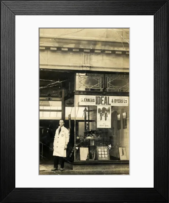 Framed Print : Shopfront, Thought to be at Windsor, London Framed Print : Shopfront, Thought to be at Windsor, London