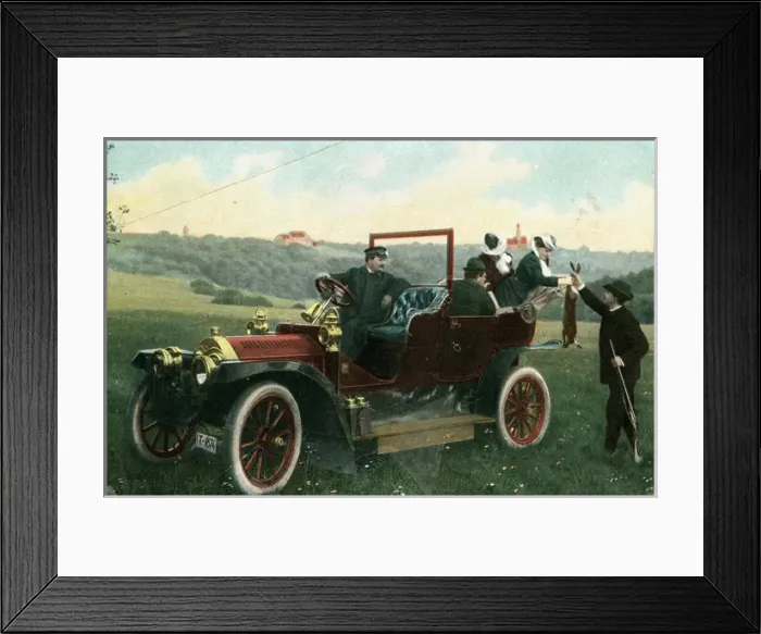 Framed Print : Vintage Car (awaiting identification - possibly a Benz) Framed Print : Vintage Car (awaiting identification - possibly a Benz)