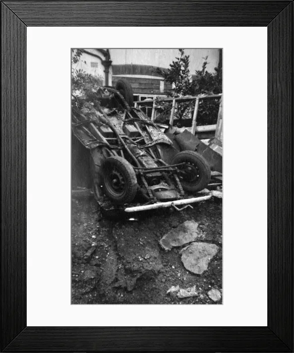 Framed Print : Car Accident Framed Print : Car Accident