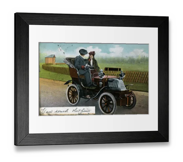 Framed Print : De Dion Vintage Car Framed Print : De Dion Vintage Car