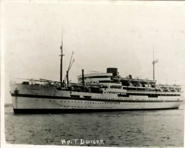 HMT (Hired Military Transport) Ship Dunera