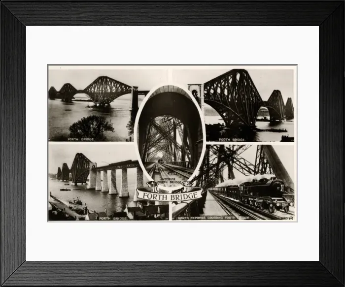 Framed Print : Multiview, Forth Bridge, Midlothian Framed Print : Multiview, Forth Bridge, Midlothian