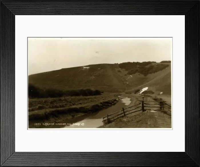 Framed Print : Hindover Hill, Alfriston, Sussex Framed Print : Hindover Hill, Alfriston, Sussex