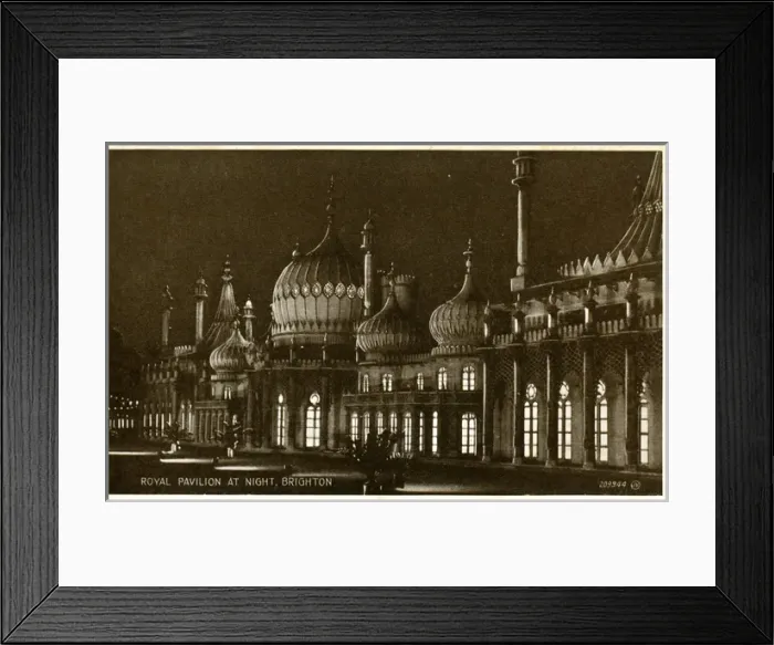 Framed Print : Royal Pavilion at Night, Brighton, Sussex Framed Print : Royal Pavilion at Night, Brighton, Sussex