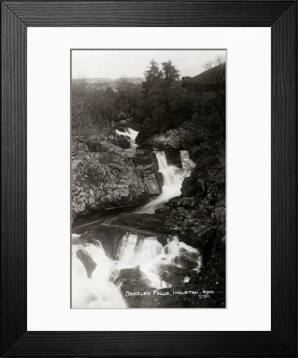 Framed Print : Beezley Falls & Bridge, Ingleton, Yorkshire Framed Print : Beezley Falls & Bridge, Ingleton, Yorkshire