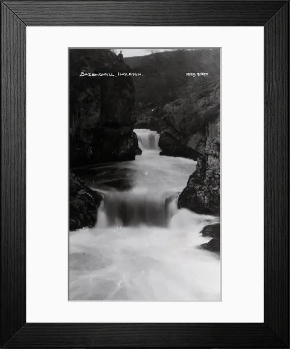 Framed Print : Baxenghyll Falls, Ingleton, Yorkshire Framed Print : Baxenghyll Falls, Ingleton, Yorkshire