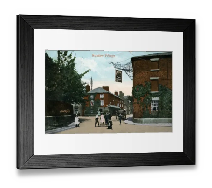 Framed Print : The Village, Ruabon, Denbighshire Framed Print : The Village, Ruabon, Denbighshire