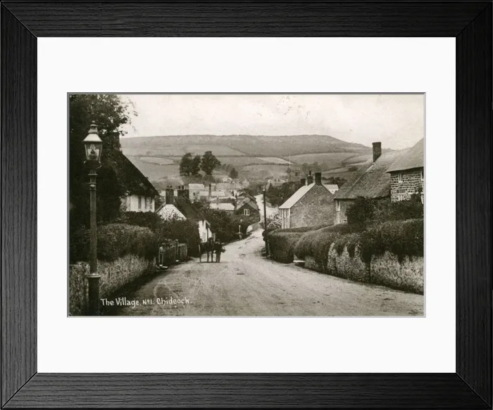Framed Print : The Village, Chideock, Dorset Framed Print : The Village, Chideock, Dorset