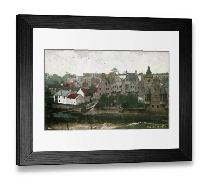 Framed Print : Damside, Dean Village, Midlothian Framed Print : Damside, Dean Village, Midlothian