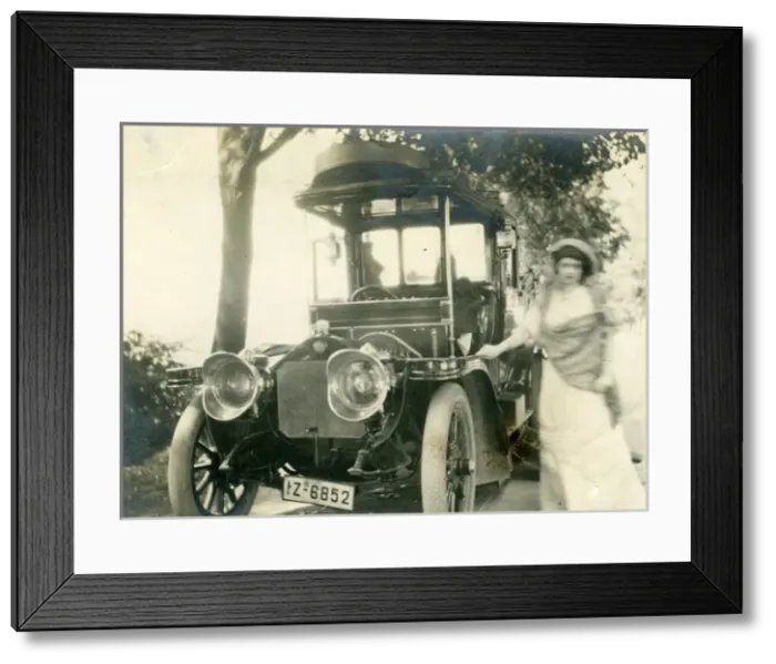 Framed Print : Vintage Car (awaiting identification - possibly a Bianchi) Framed Print : Vintage Car (awaiting identification - possibly a Bianchi)
