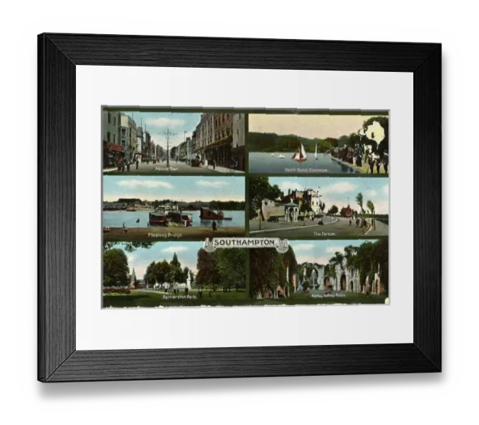 Framed Print : Multiview, Southampton, Hampshire Framed Print : Multiview, Southampton, Hampshire