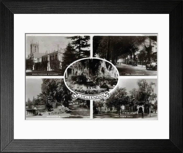 Framed Print : Multiview, Cheltenham, Gloucestershire Framed Print : Multiview, Cheltenham, Gloucestershire