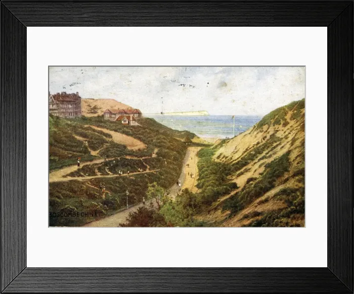 Framed Print : The Chine, Boscombe, Dorset Framed Print : The Chine, Boscombe, Dorset