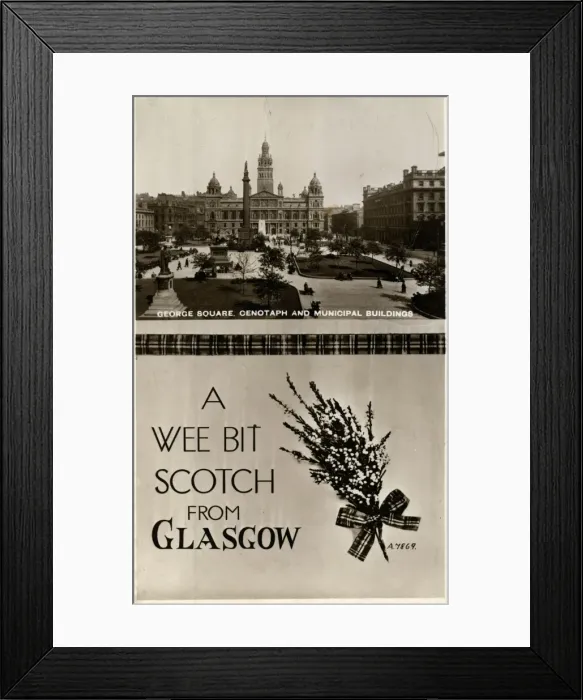 Framed Print : George Square, Cenotaph & Municipal Buildings, Glasgow Framed Print : George Square, Cenotaph & Municipal Buildings, Glasgow