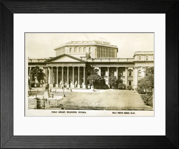 Framed Print : Public Library, Melbourne, Victoria Framed Print : Public Library, Melbourne, Victoria
