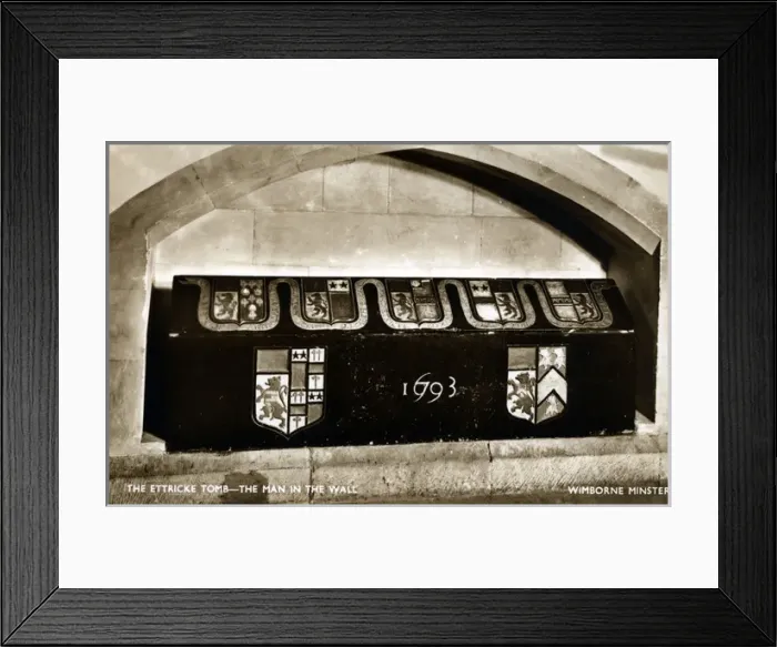 Framed Print : The Ettricke Tomb, The Minster, Dorset Framed Print : The Ettricke Tomb, The Minster, Dorset
