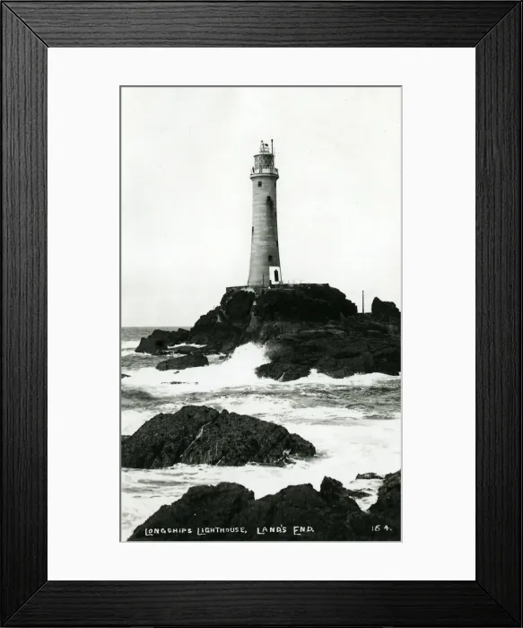 Framed Print : Longships Lighthouse, Lands End, Cornwall Framed Print : Longships Lighthouse, Lands End, Cornwall