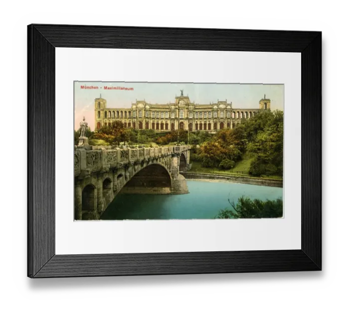 Framed Print : The Maximillaneum, M Framed Print : The Maximillaneum, M