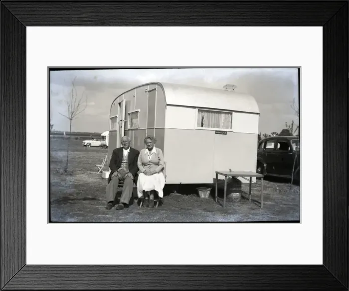 Framed Print : Halcyon Caravan Park, Hullbridge, Essex Framed Print : Halcyon Caravan Park, Hullbridge, Essex