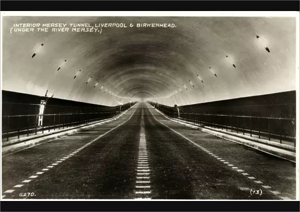 The Mersey Tunnel when New, Liverpool, Lancashire