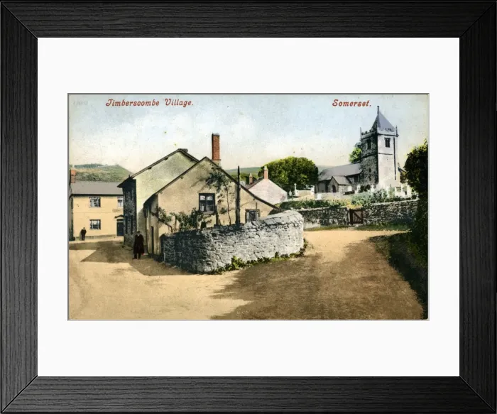 Framed Print : The Village, Timberscombe, Somerset Framed Print : The Village, Timberscombe, Somerset