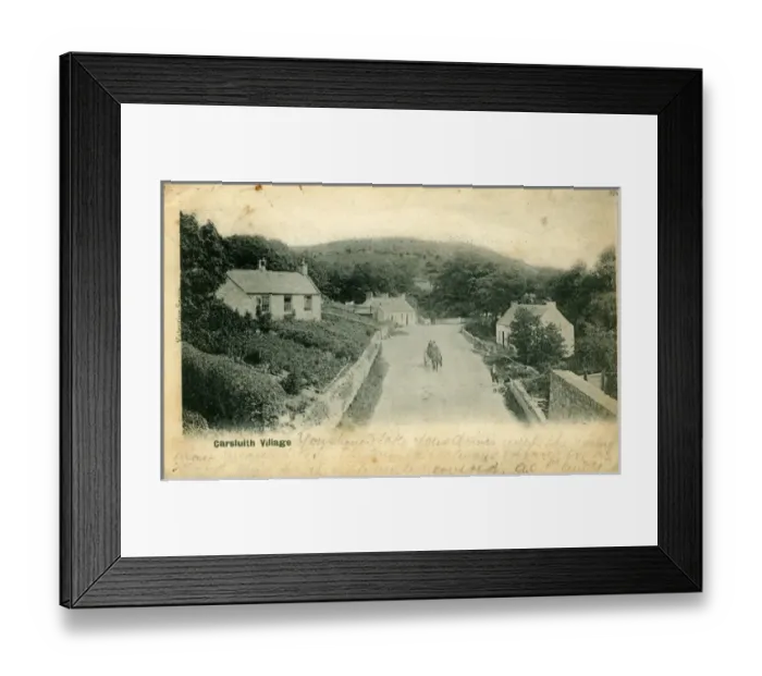 Framed Print : The Village, Carsluith, Dumfries-shire Framed Print : The Village, Carsluith, Dumfries-shire