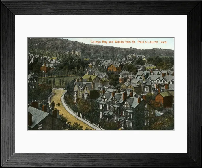 Framed Print : The Town, Colwyn Bay, Conwy - Clwyd Framed Print : The Town, Colwyn Bay, Conwy - Clwyd