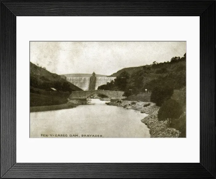 Framed Print : The Dam, Pen-y-Carreg, Powys Framed Print : The Dam, Pen-y-Carreg, Powys